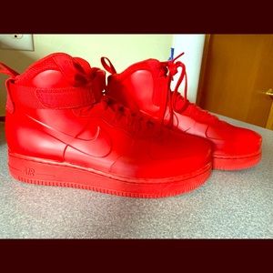 Red Nike Air High Tops